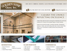 Tablet Screenshot of goldenstripmirror.com